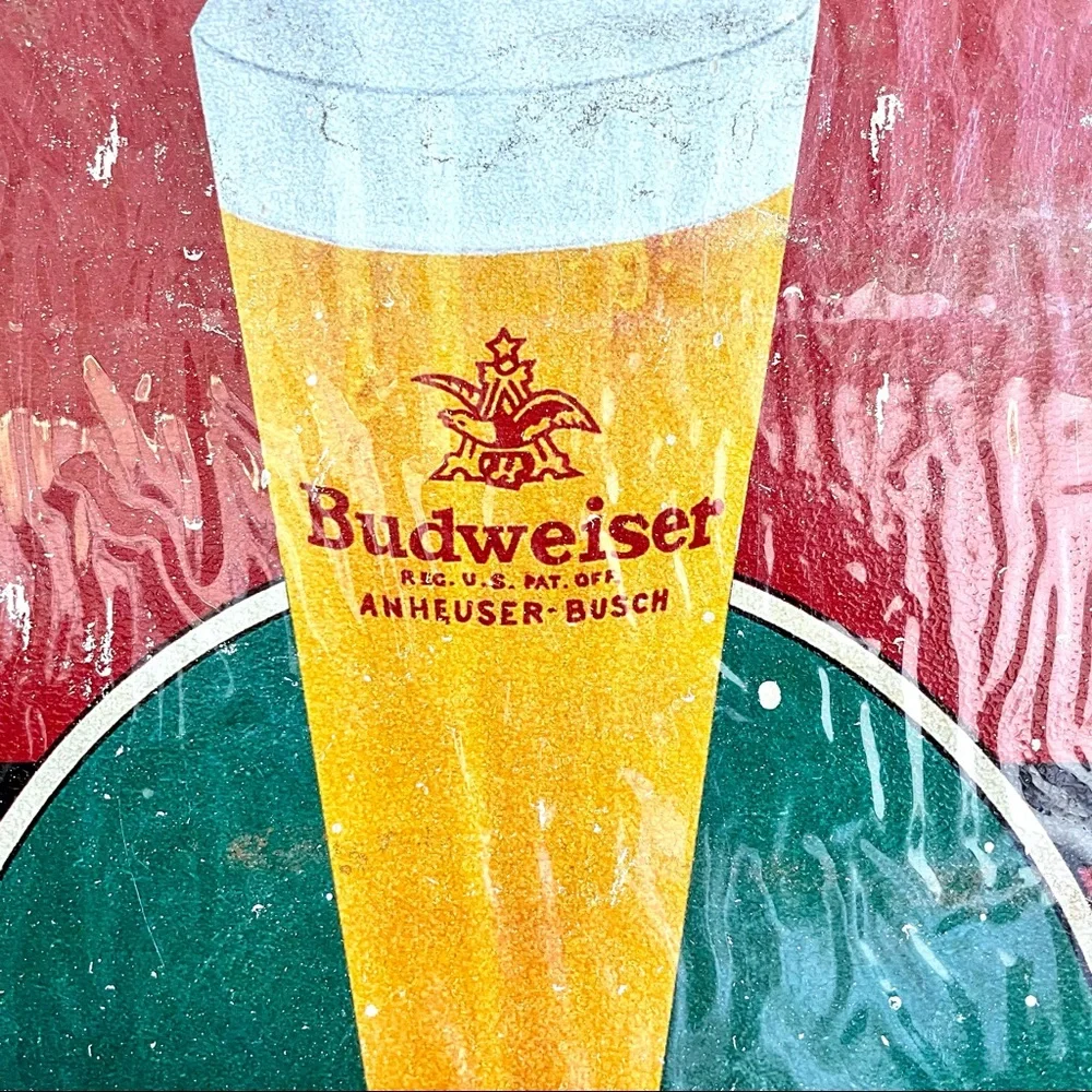 NEW Budweiser Beer Metal Sign